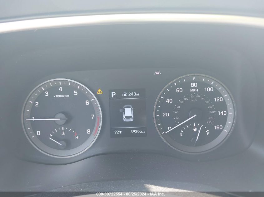 2019 Hyundai Tucson Limited/Sel/Sport/Ultimat VIN: KM8J33ALXKU052569 Lot: 39722554