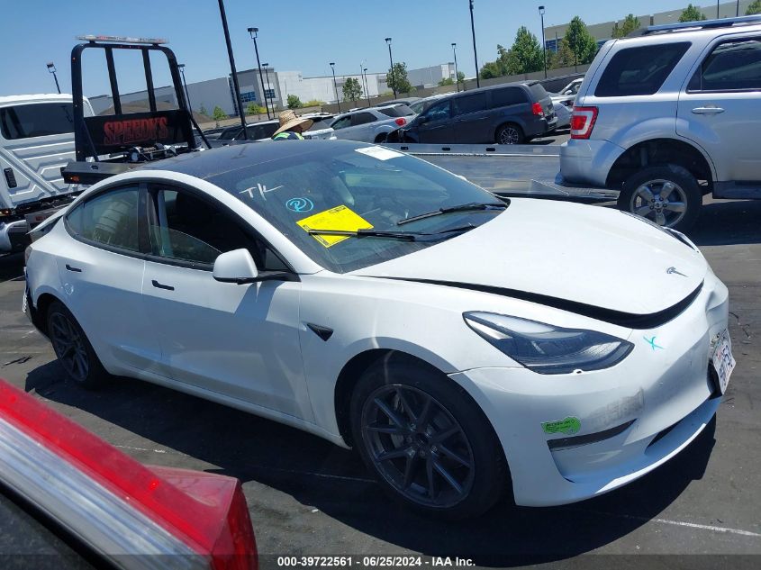 2023 Tesla Model 3 Rear-Wheel Drive VIN: 5YJ3E1EA8PF541976 Lot: 39722561