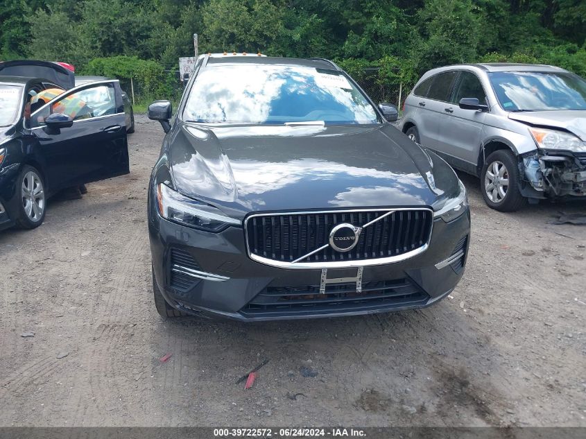 2022 Volvo Xc60 B5 Momentum VIN: YV4L12RKXN1050591 Lot: 39722572