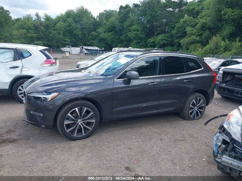 2022 Volvo Xc60 B5 Momentum VIN: YV4L12RKXN1050591 Lot: 39722572