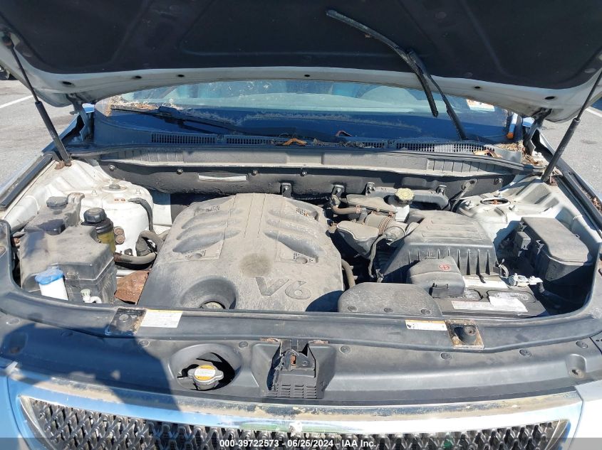 2008 Hyundai Veracruz Gls/Limited/Se VIN: KM8NU13C38U072753 Lot: 39722573