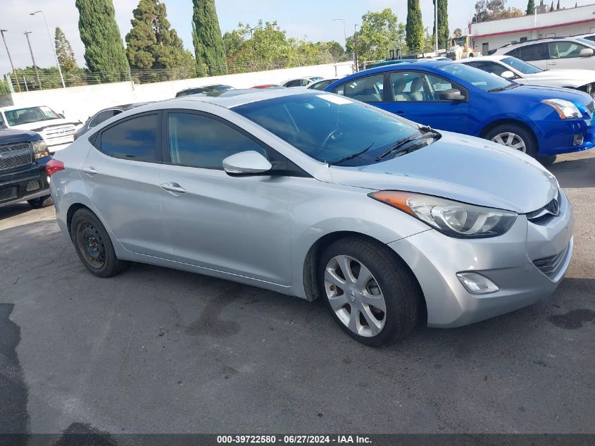 2013 Hyundai Elantra Limited VIN: 5NPDH4AE5DH393305 Lot: 39722580