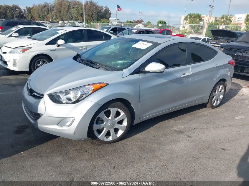 2013 Hyundai Elantra Limited VIN: 5NPDH4AE5DH393305 Lot: 39722580