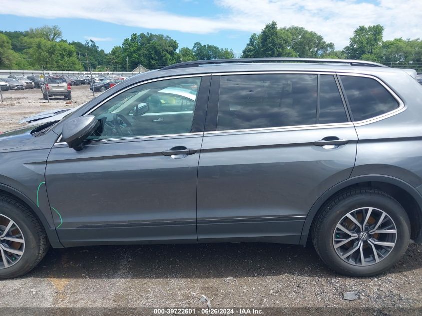 2019 Volkswagen Tiguan Se/Sel/Sel R-Line Jet-Bla VIN: 3VV2B7AX2KM158400 Lot: 39722601