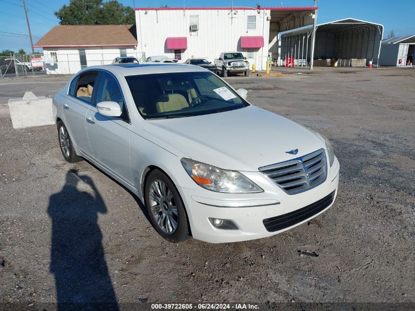 2010 Hyundai Genesis 3.8 VIN: KMHGC4DE0AU075788 Lot: 39722605