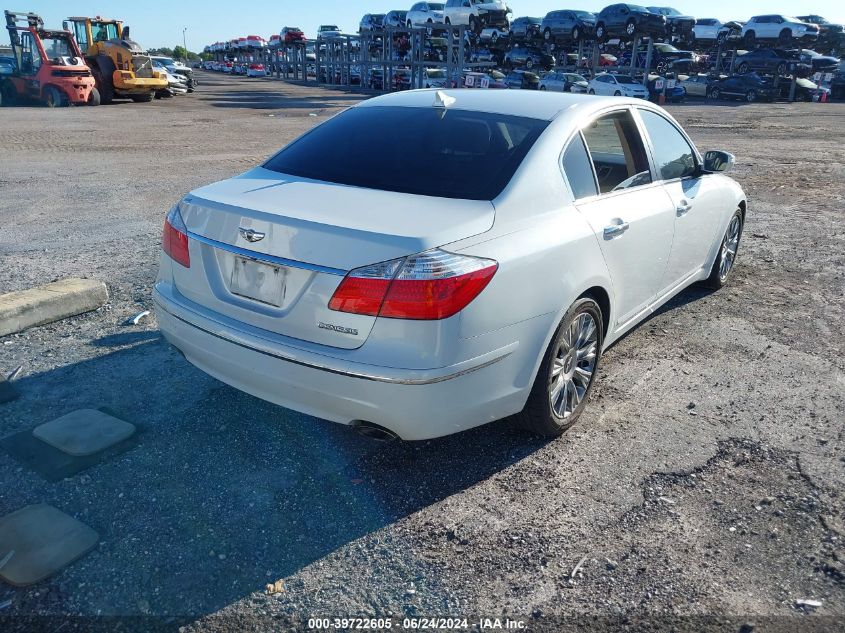 2010 Hyundai Genesis 3.8 VIN: KMHGC4DE0AU075788 Lot: 39722605