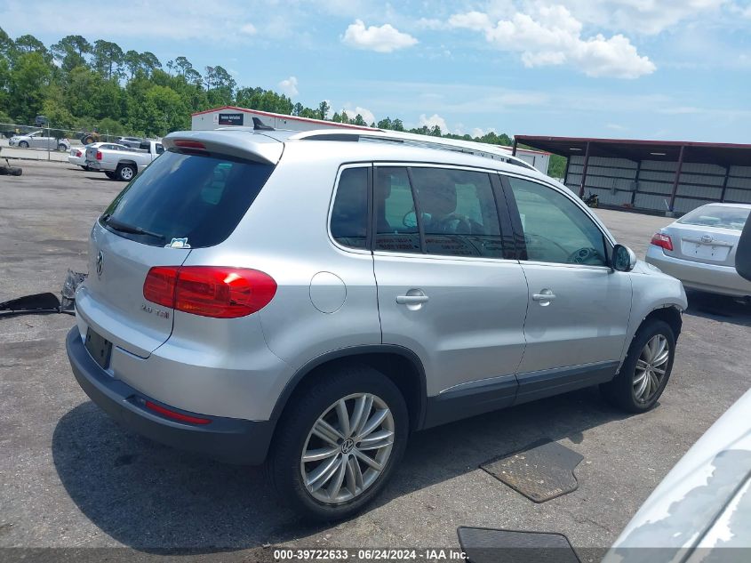 2015 Volkswagen Tiguan Se VIN: WVGAV7AX5FW592202 Lot: 39722633