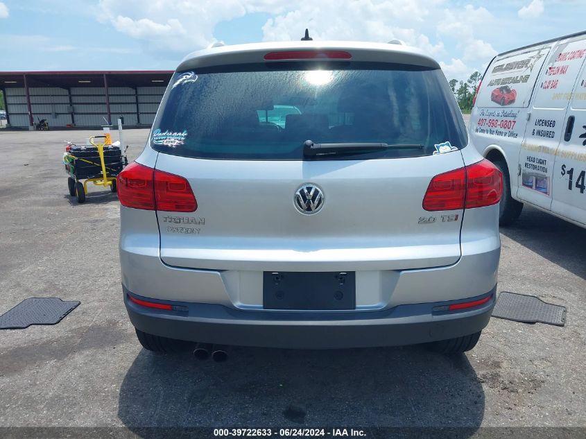 2015 Volkswagen Tiguan Se VIN: WVGAV7AX5FW592202 Lot: 39722633