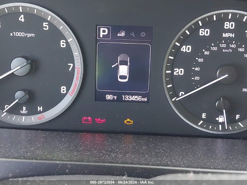 2015 Hyundai Sonata Se VIN: 5NPE24AF6FH014166 Lot: 39722654