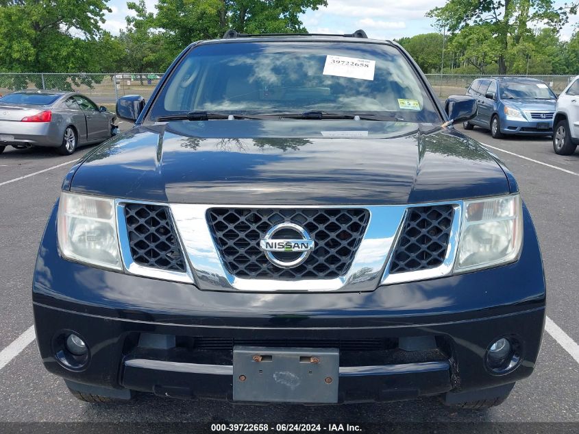 2005 Nissan Pathfinder Le VIN: 5N1AR18W85C744651 Lot: 39722658