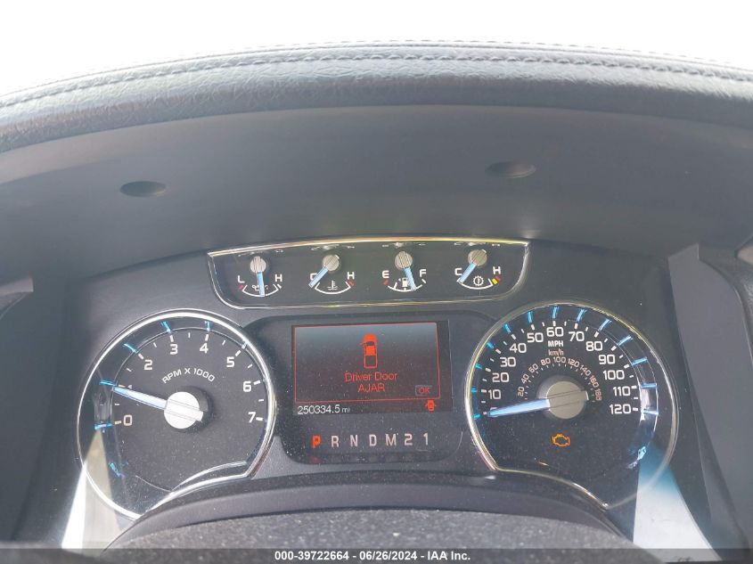 2012 Ford F-150 Lariat VIN: 1FTFW1ET4CFA11179 Lot: 39722664