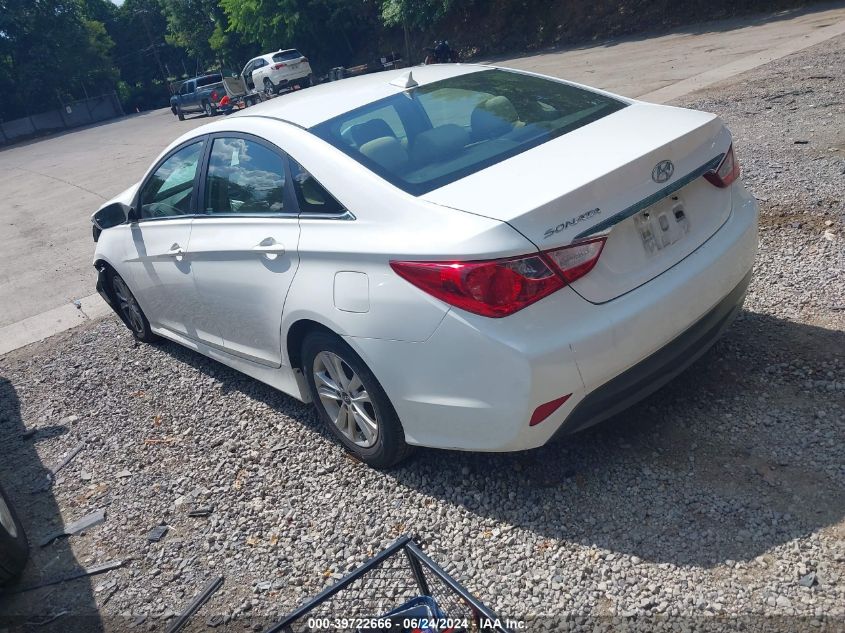 2014 HYUNDAI SONATA GLS - 5NPEB4ACXEH921491