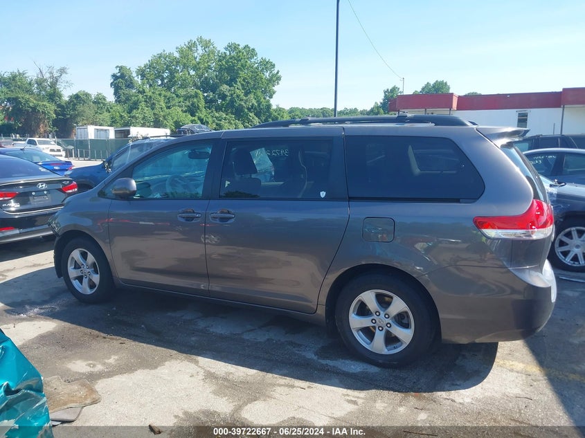 2012 Toyota Sienna Le V6 8 Passenger VIN: 5TDKK3DC9CS185028 Lot: 39722667