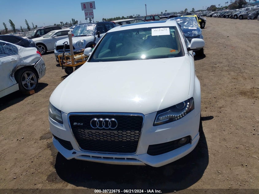 2009 Audi A4 2.0T Premium VIN: WAUCF78K59N066745 Lot: 39722675