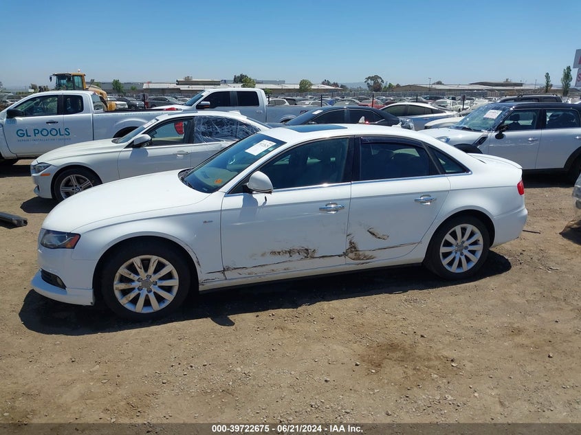 2009 Audi A4 2.0T Premium VIN: WAUCF78K59N066745 Lot: 39722675