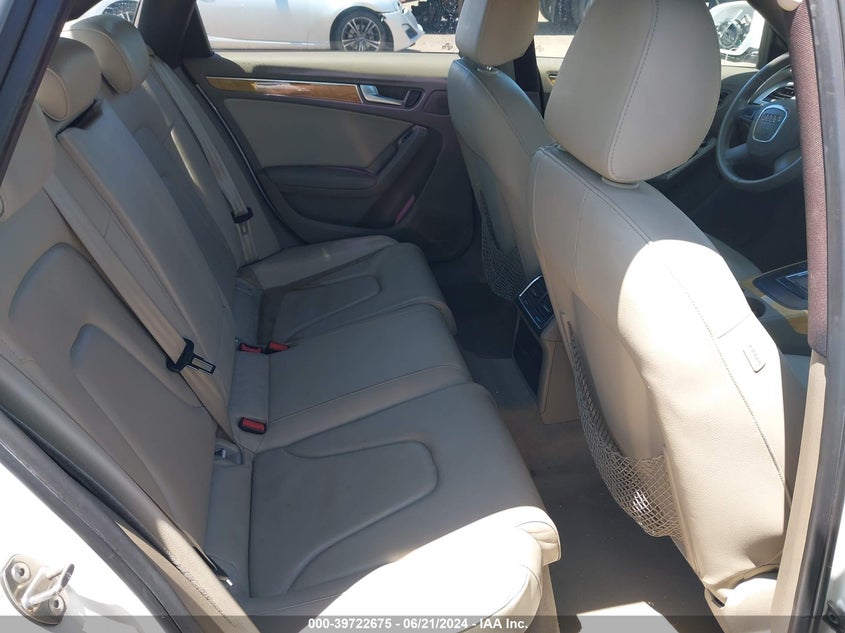 2009 Audi A4 2.0T Premium VIN: WAUCF78K59N066745 Lot: 39722675