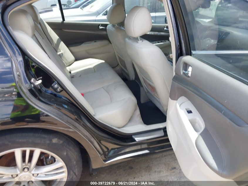 2011 Infiniti G37 Journey VIN: JN1CV6AP3BM301826 Lot: 39722679