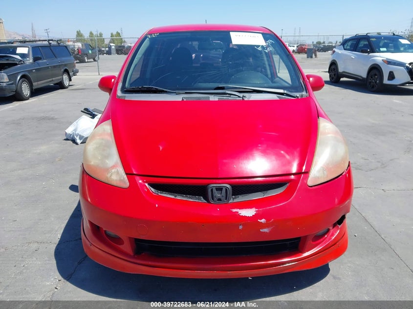 2008 Honda Fit Sport VIN: JHMGD38658S051313 Lot: 39722683