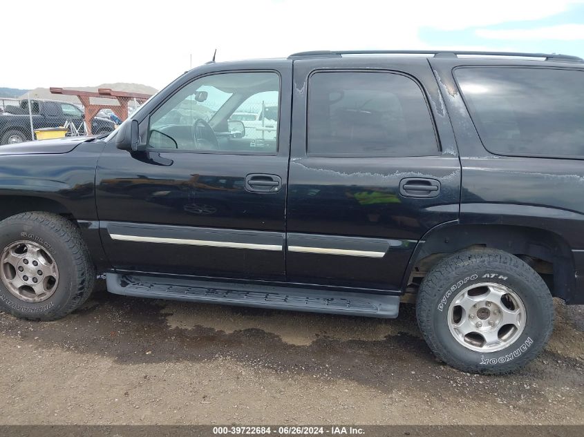 2005 Chevrolet Tahoe Ls VIN: 1GNEK13T55J264657 Lot: 39722684