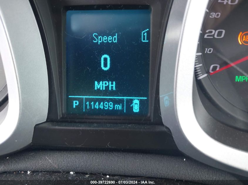 2012 Chevrolet Equinox Lt VIN: 2GNALPEK8C6316103 Lot: 39722690