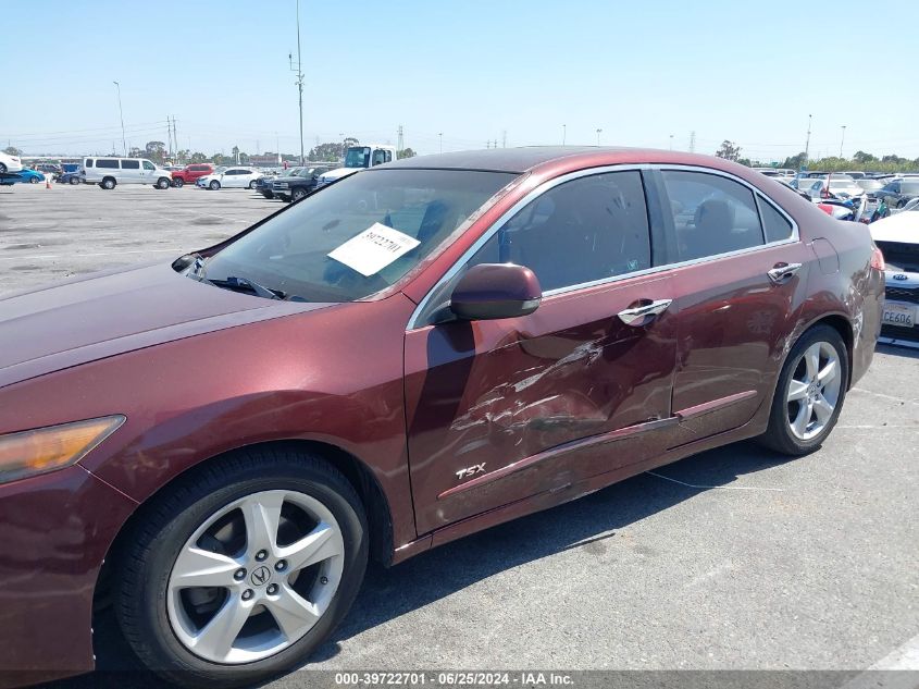 2011 Acura Tsx 2.4 VIN: JH4CU2F68BC001728 Lot: 39722701