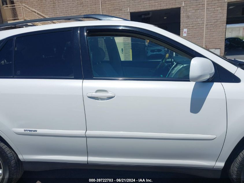 2007 Lexus Rx 400H VIN: JTJHW31U672033682 Lot: 39722703