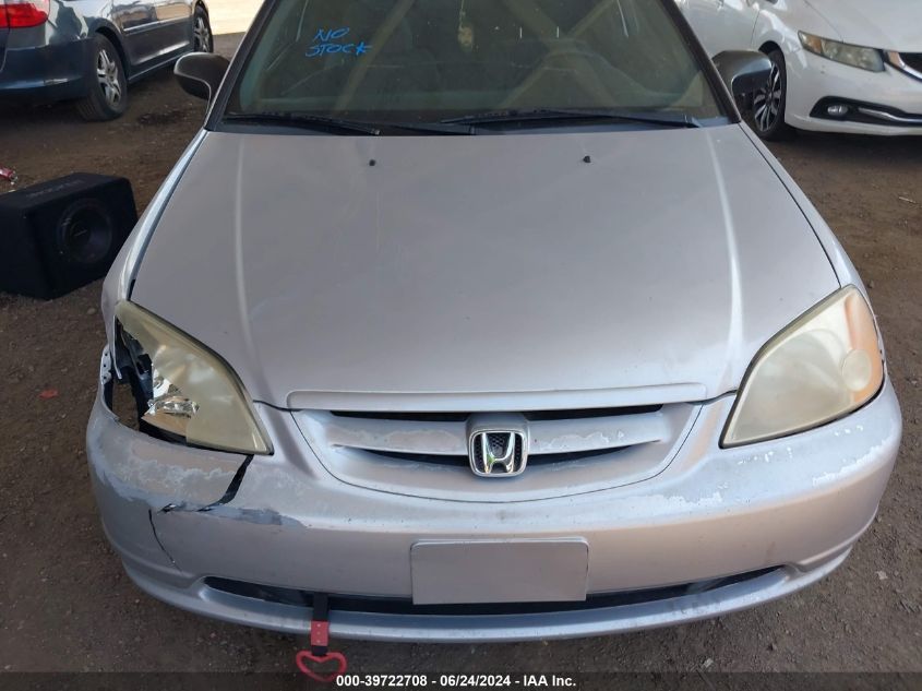 2003 Honda Civic Dx VIN: 1HGEM222X3L083140 Lot: 39722708