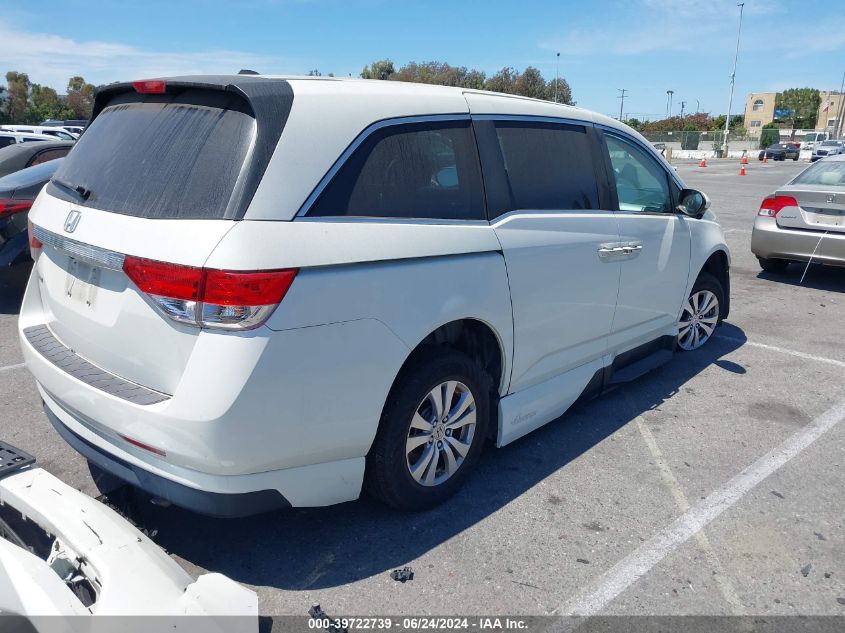 2016 Honda Odyssey Ex-L VIN: 5FNRL5H68GB045204 Lot: 39722739