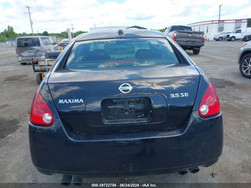 2004 Nissan Maxima 3.5 Se VIN: 1N4BA41E54C855214 Lot: 39722756