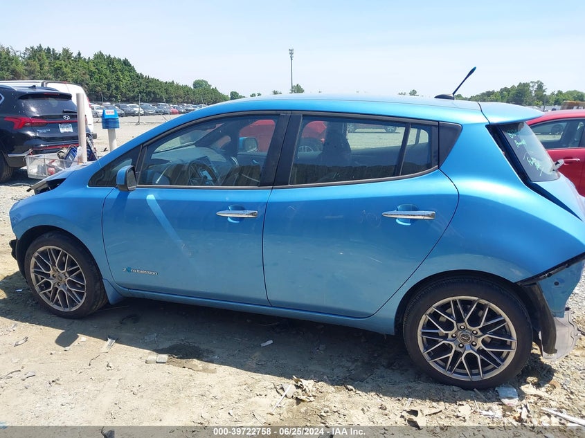 2013 Nissan Leaf Sv VIN: 1N4AZ0CP5DC405851 Lot: 39722758