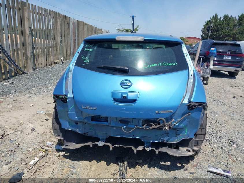 2013 Nissan Leaf Sv VIN: 1N4AZ0CP5DC405851 Lot: 39722758