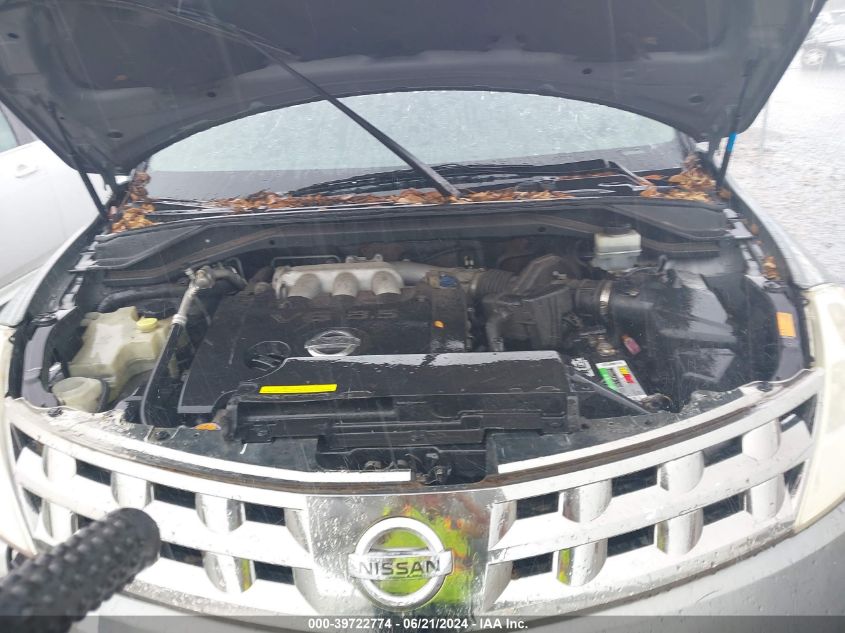 2005 Nissan Murano Sl VIN: JN8AZ08T15W323216 Lot: 39722774