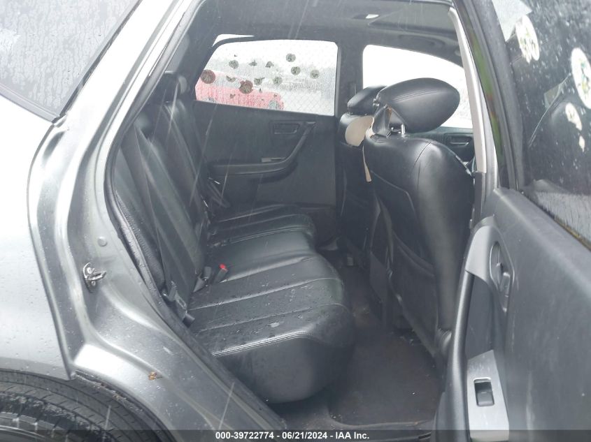 2005 Nissan Murano Sl VIN: JN8AZ08T15W323216 Lot: 39722774