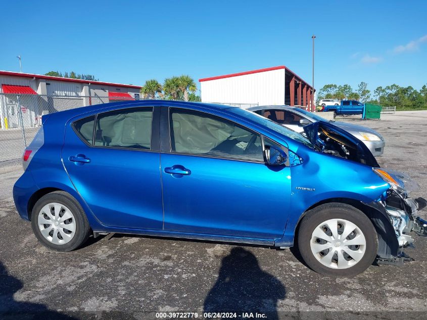 2012 Toyota Prius C Two VIN: JTDKDTB31C1515660 Lot: 39722779