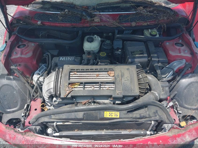 2005 Mini Cooper S VIN: WMWRH33435TK55020 Lot: 39722808