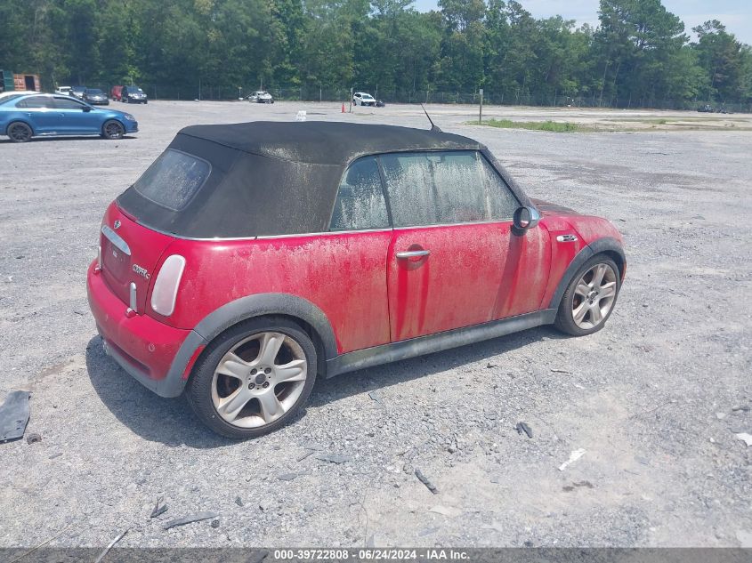 WMWRH33435TK55020 | 2005 MINI COOPER S