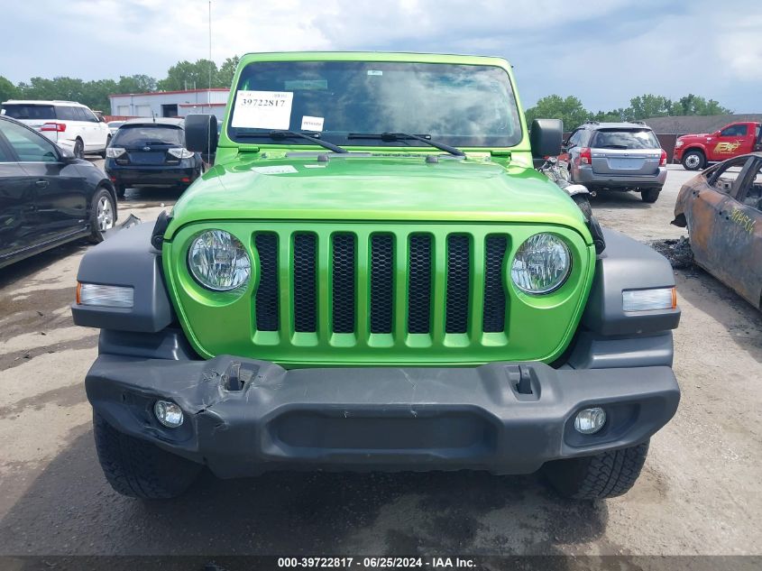 2018 Jeep Wrangler Unlimited Sport S 4X4 VIN: 1C4HJXDG6JW324343 Lot: 39722817