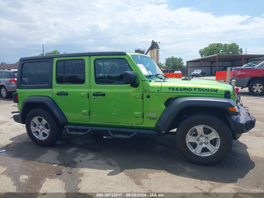 2018 Jeep Wrangler Unlimited Sport S 4X4 VIN: 1C4HJXDG6JW324343 Lot: 39722817