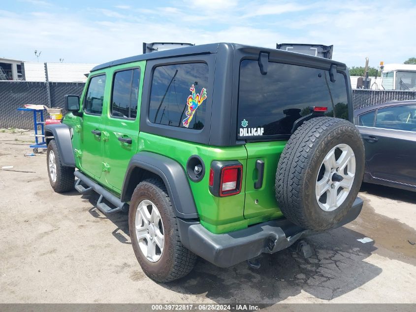 2018 Jeep Wrangler Unlimited Sport S 4X4 VIN: 1C4HJXDG6JW324343 Lot: 39722817