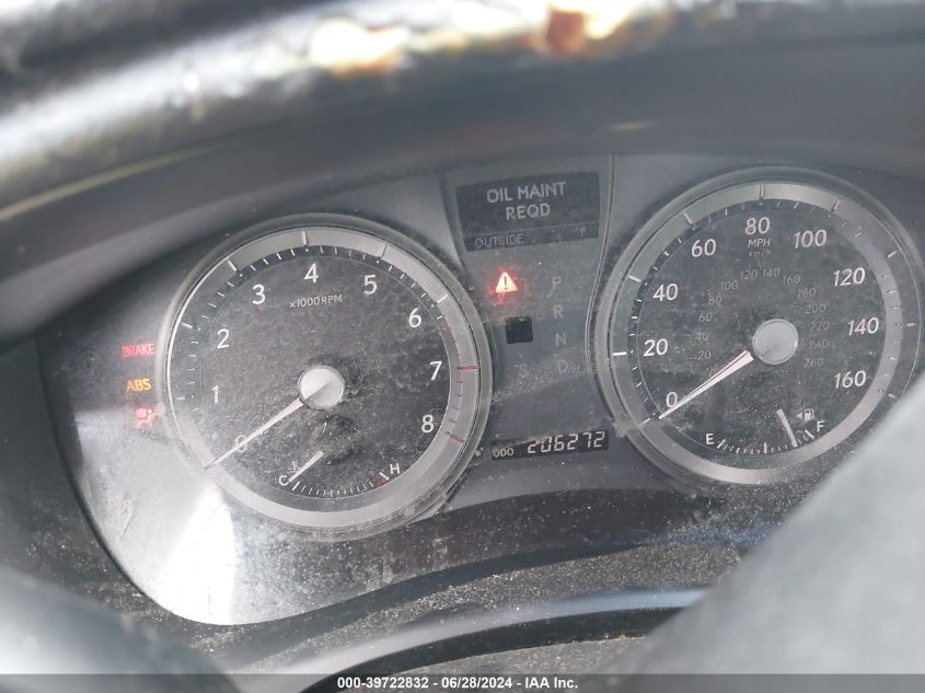 2008 Lexus Es 350 VIN: JTHBJ46GX82169815 Lot: 39722832