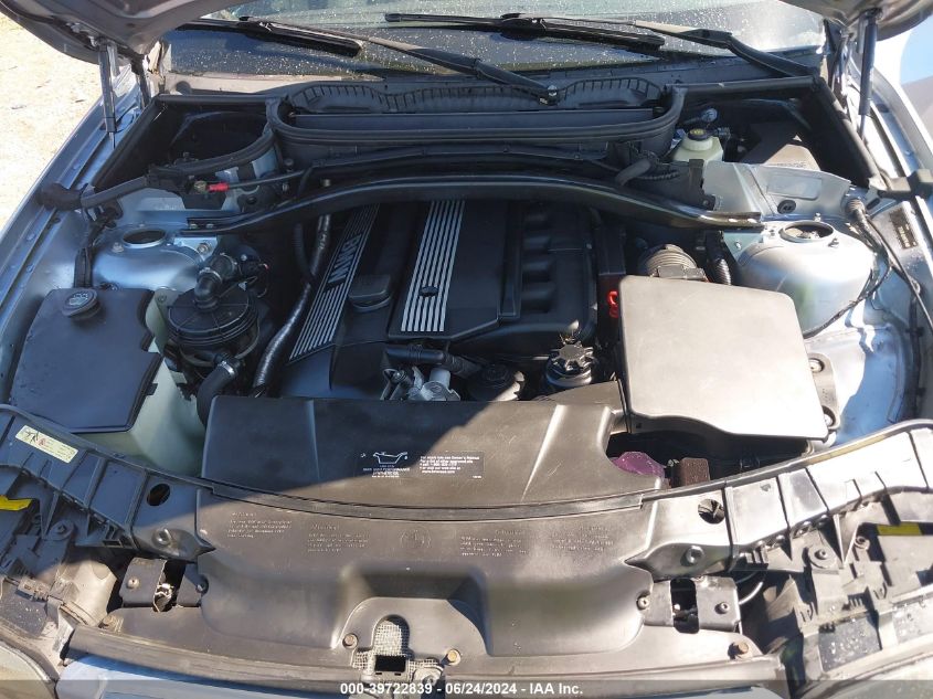 2005 BMW X3 3.0I VIN: WBXPA93455WD09942 Lot: 39722839