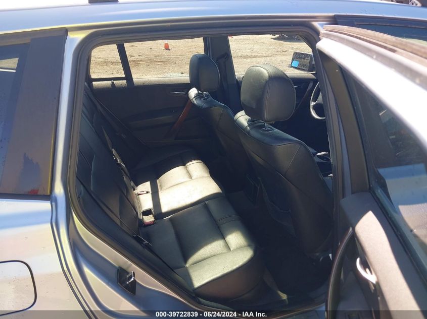 2005 BMW X3 3.0I VIN: WBXPA93455WD09942 Lot: 39722839