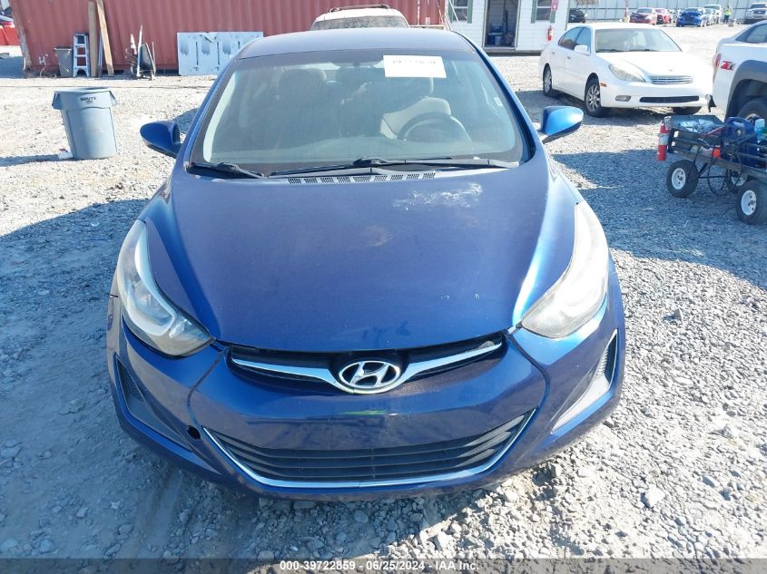 5NPDH4AE2GH704788 | 2016 HYUNDAI ELANTRA