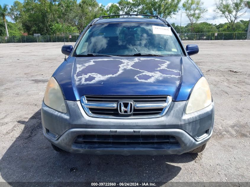 2003 Honda Cr-V Ex VIN: JHLRD78853C030146 Lot: 39722860