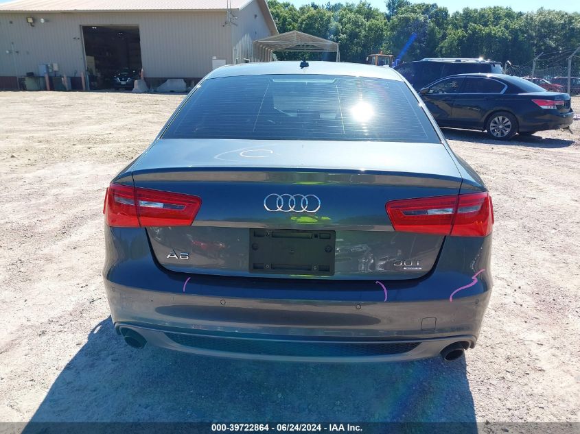 2014 Audi A6 3.0T Premium Plus VIN: WAUHGAFC7EN132735 Lot: 39722864