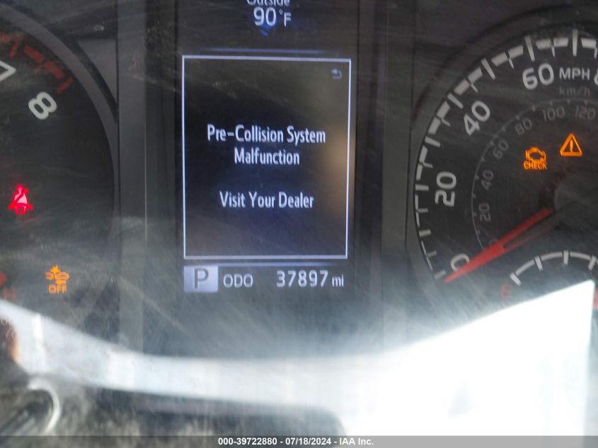 2020 Toyota Tacoma Sr VIN: 5TFRX5GN0LX180576 Lot: 39722880