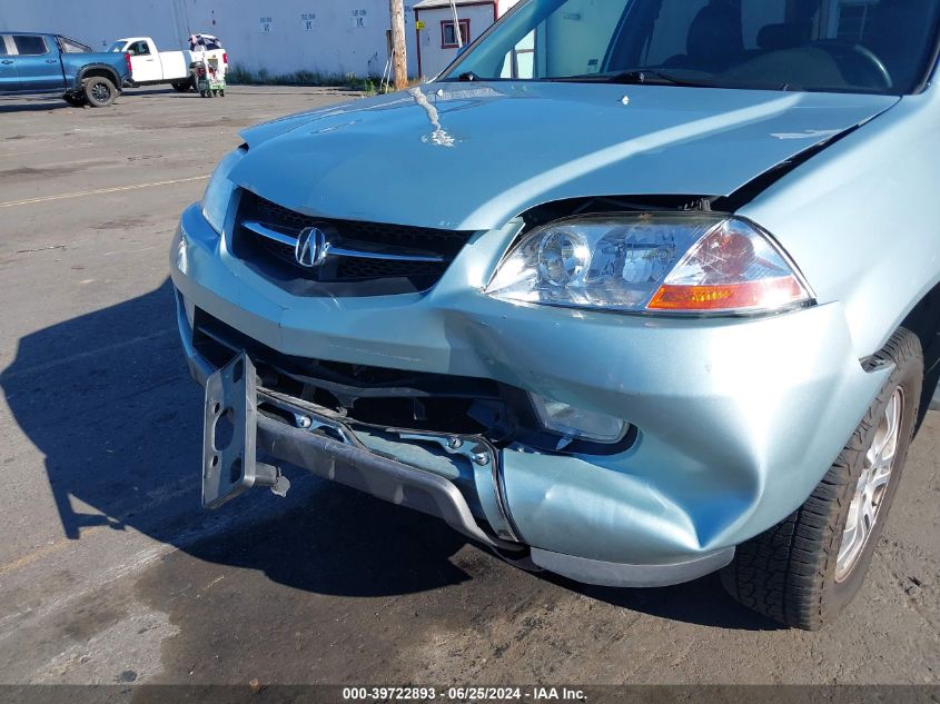 2003 Acura Mdx Touring VIN: 2HNYD18683H549221 Lot: 39722893