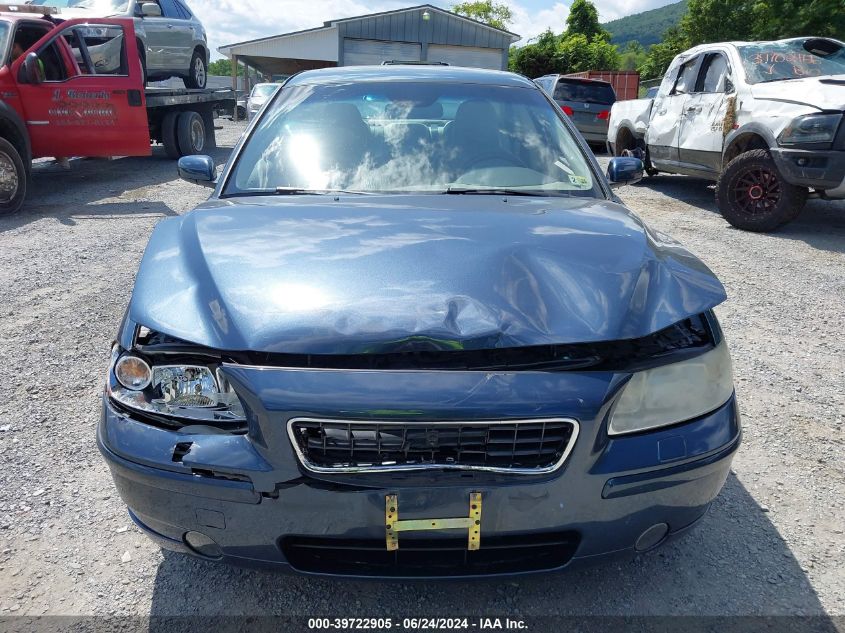 2006 Volvo S60 2.5T VIN: YV1RS592862501986 Lot: 39722905