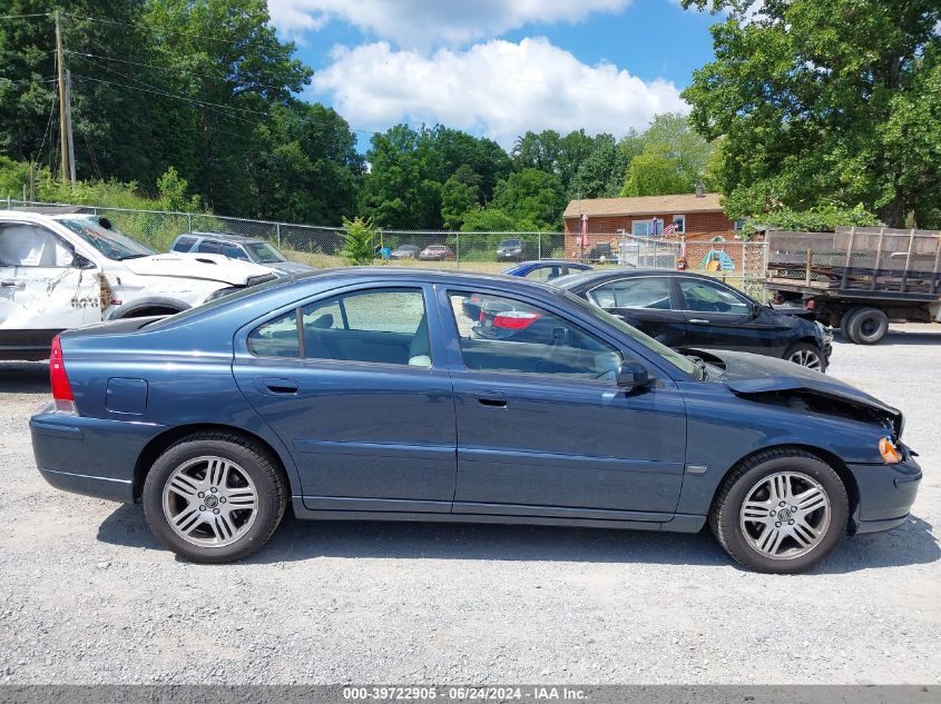 2006 Volvo S60 2.5T VIN: YV1RS592862501986 Lot: 39722905