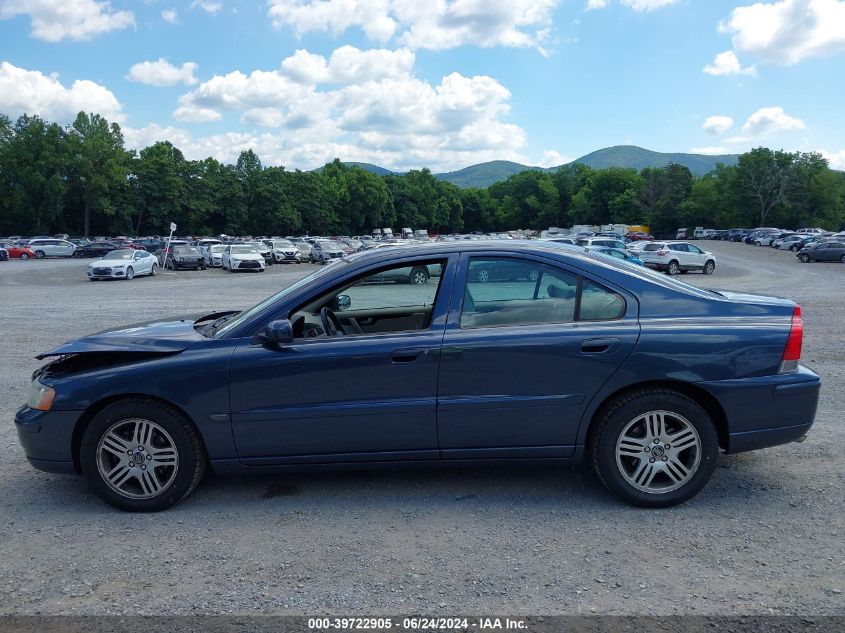 2006 Volvo S60 2.5T VIN: YV1RS592862501986 Lot: 39722905